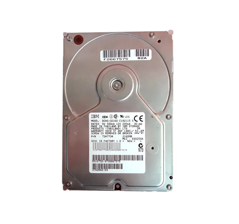 DCAS-32160 - IBM 2.1GB 5400RPM Ultra SCSI 68-Pin 448KB 3.5-in HDD