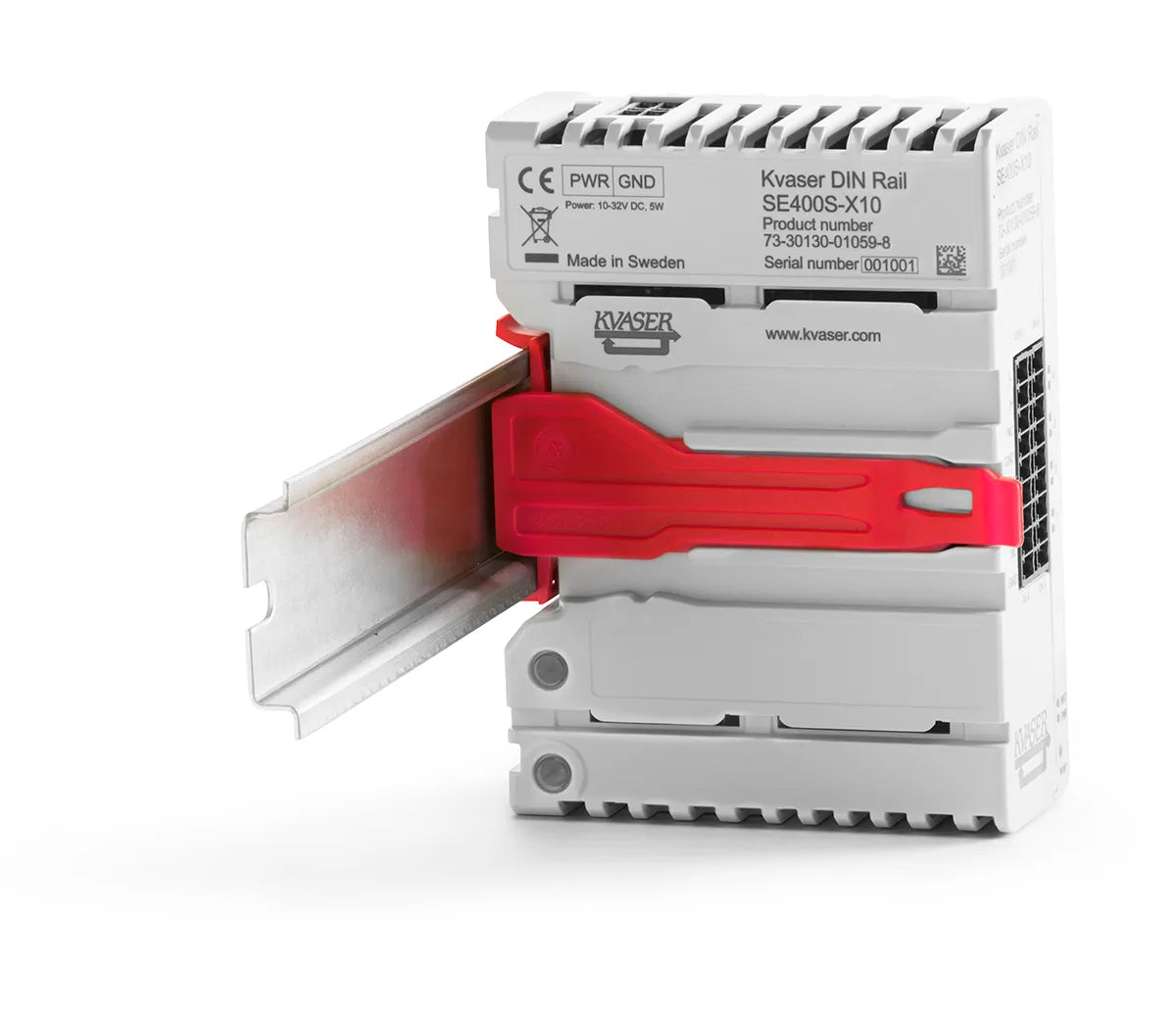 Kvaser DIN Rail S010-X10 Digital add-on