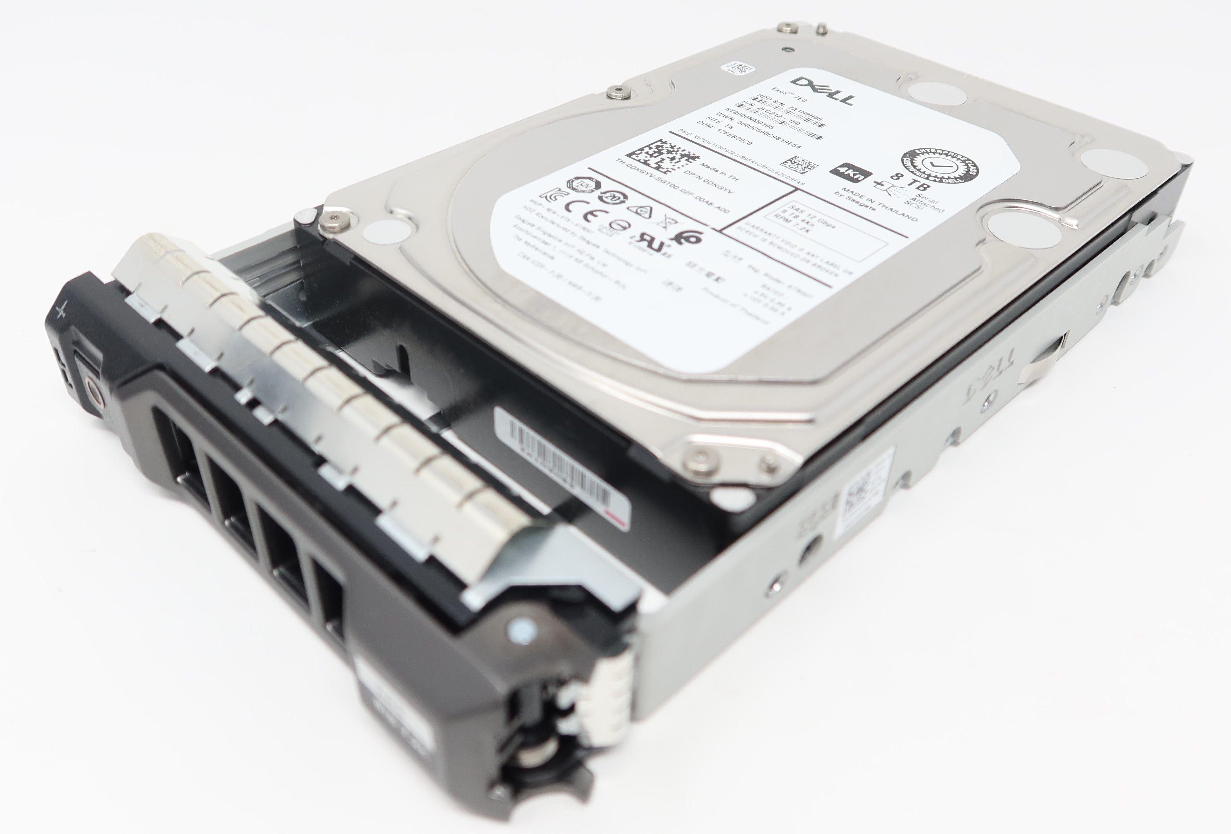 Dell ST8000NM0195 8TB SAS 7.2k 3.5" 12G 4Kn Hard Drive DKGYV