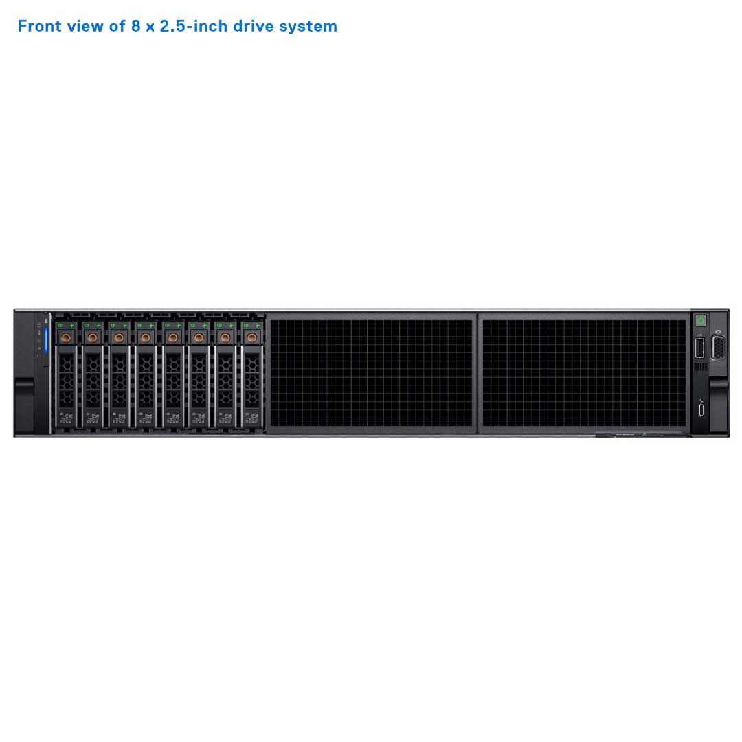 8x 2.5" Rack Chassis | Dell PowerEdge R7625