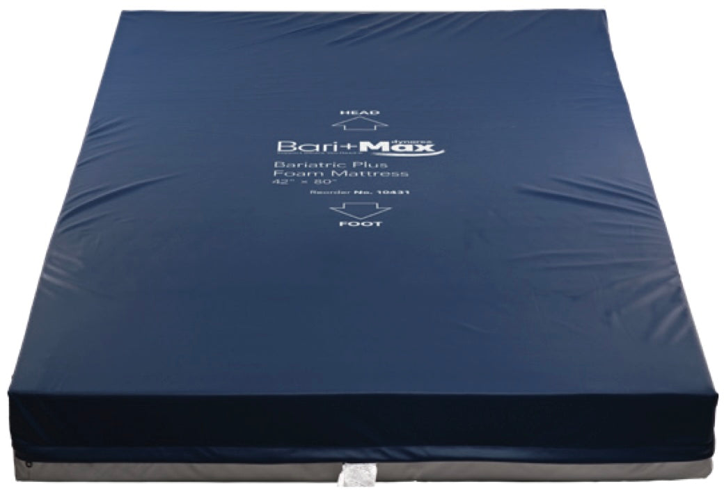 Bariatric Plus Foam Mattress. 48"L x 80"W x 6"H