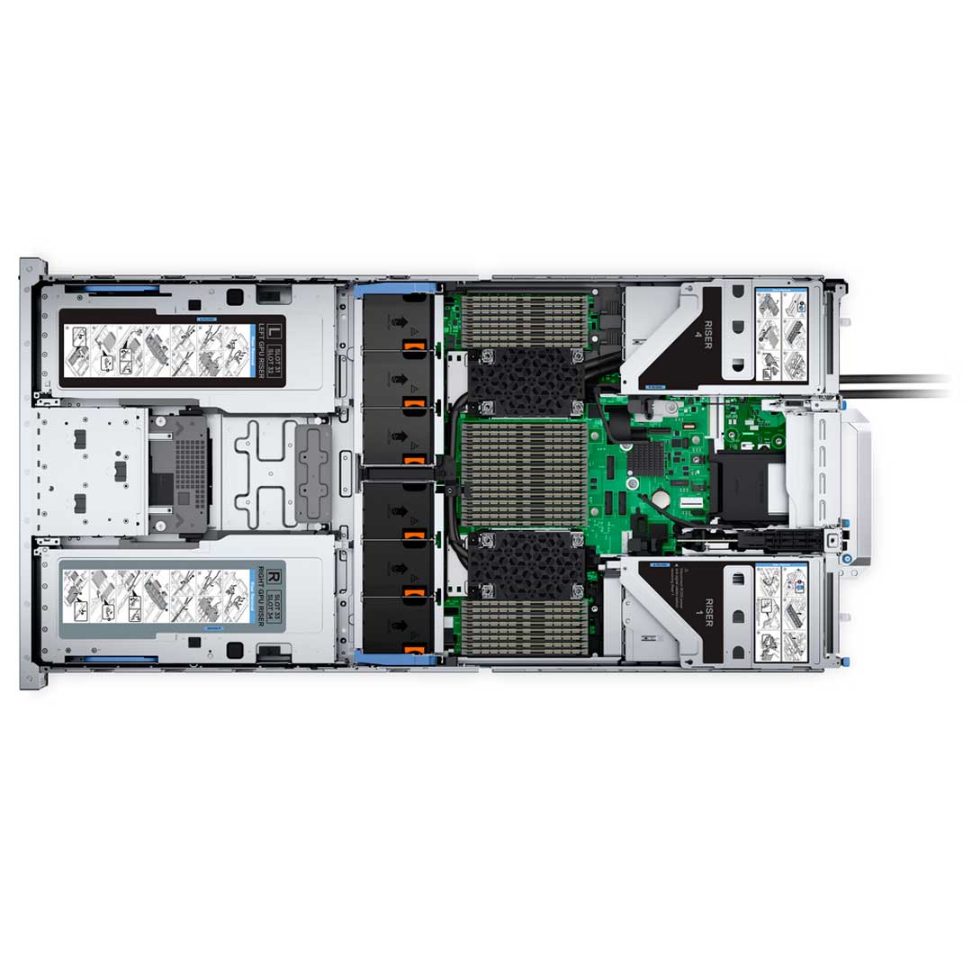 R6JXM — Drive Chassis (8x 2.5") | Refurbished Dell PowerEdge R760XA (8x 2.5")