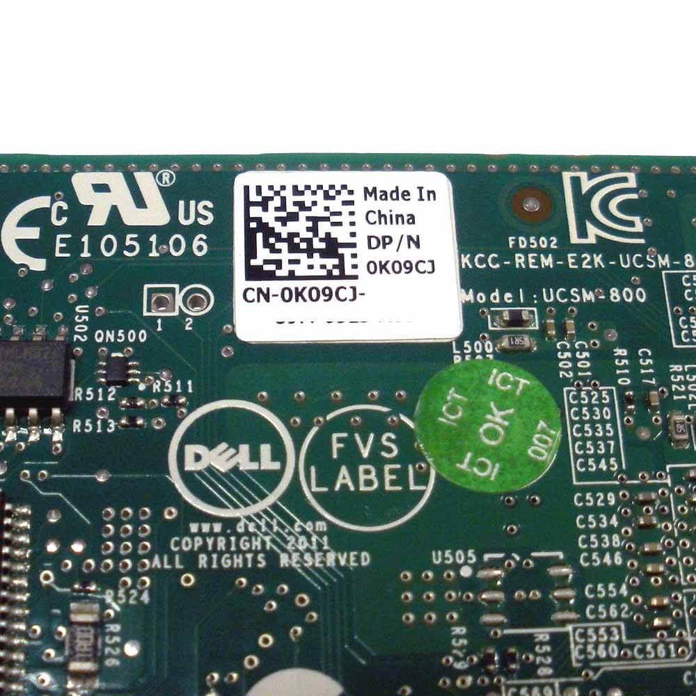 Dell K09CJ PowerEdge PERC H310 RAID Controller 6Gb/s 0K09CJ