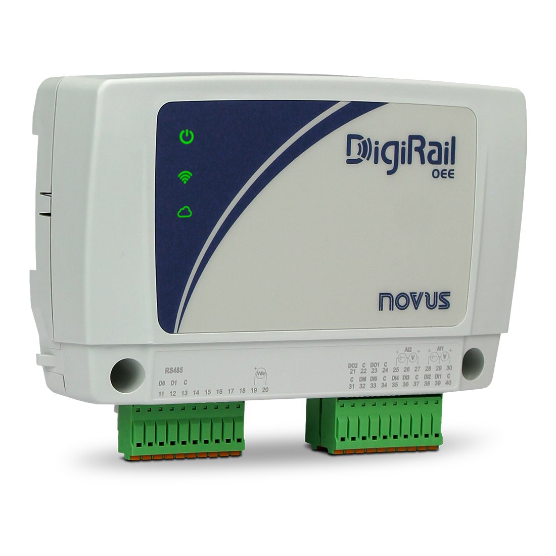 DigiRail-OEE WiFi or Ethernet I/O Module