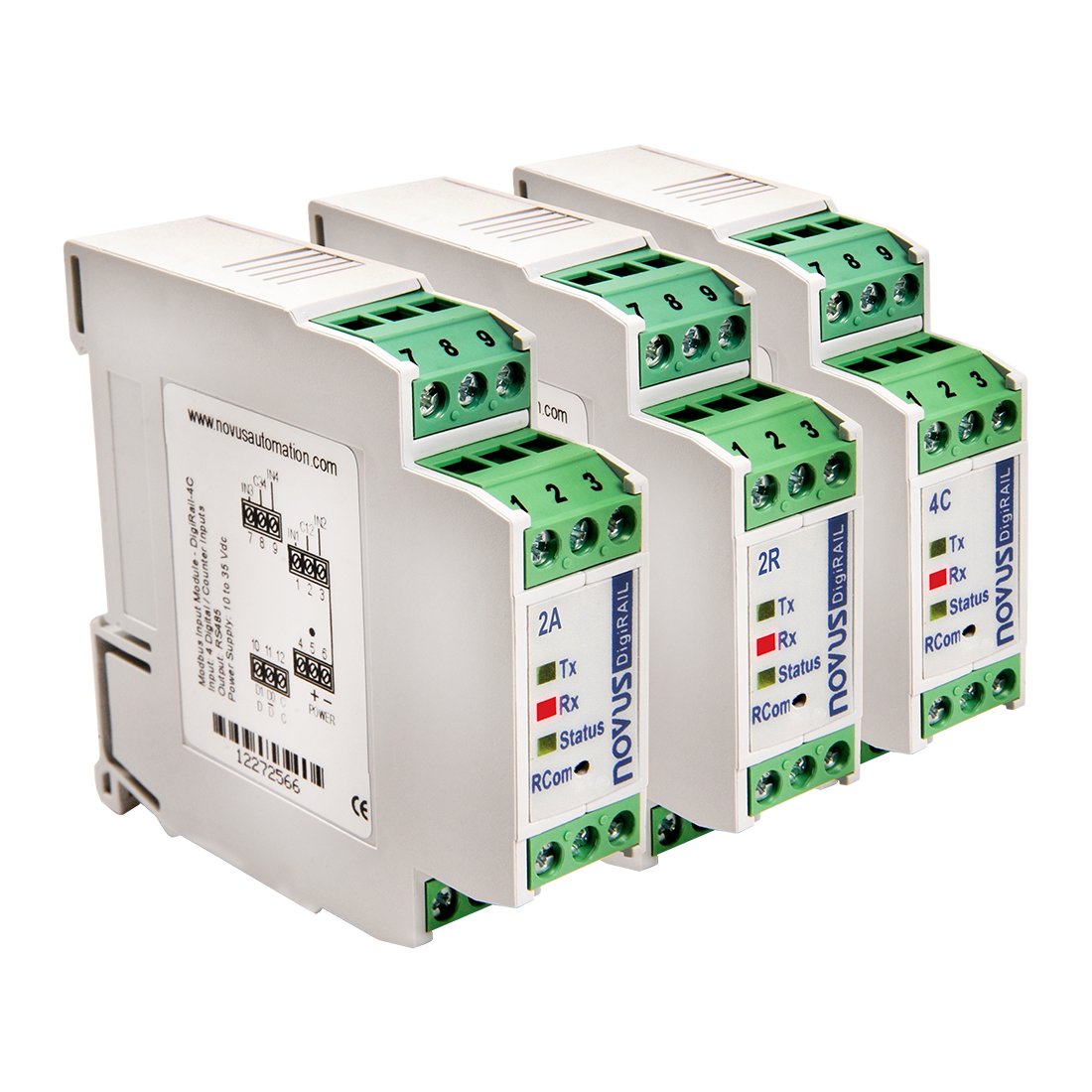 DigiRail - Input/Output Modules with Modbus RS485 Connectivity