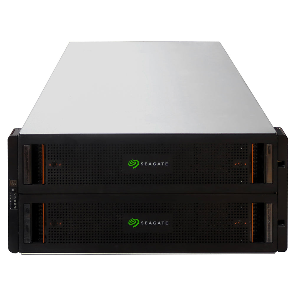 Seagate Exos E 5U84 SAS Disk Shelf | 84-Bay 5U Data Center JBOD Enclosure (Refurbished) with Enterprise SAS Hard Drives
