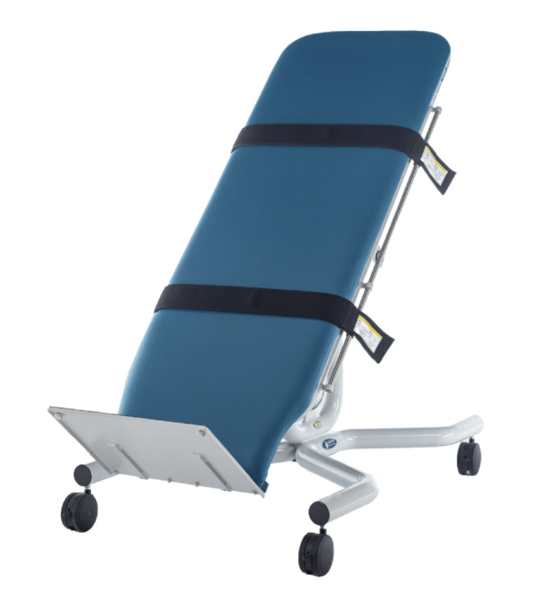 Power Rehab Therapy Tilt Table w/ Flat Top w/ Casters & Removable Footboard