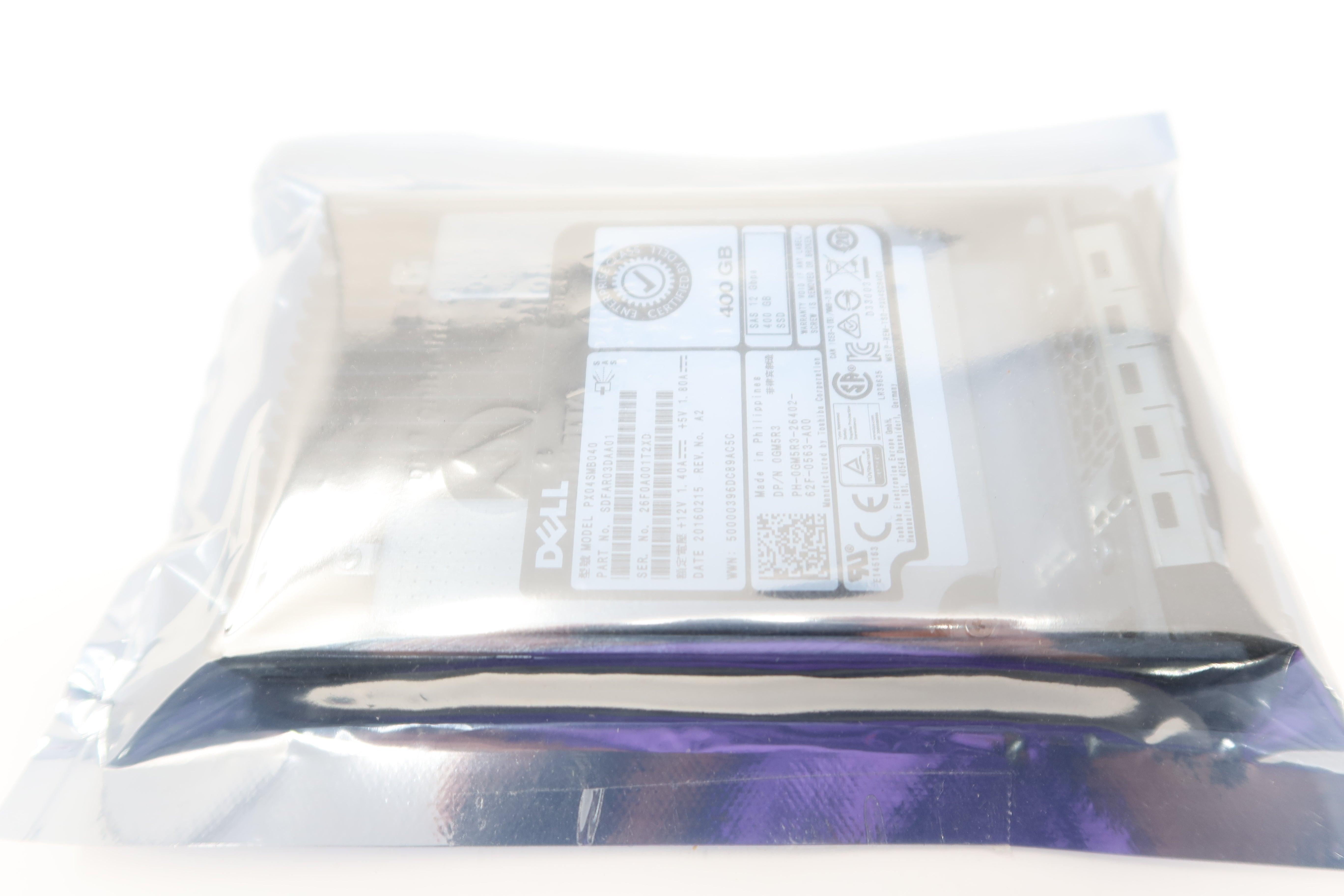 GM5R3 PX04SMB040 Dell 400GB 12G 2.5" MLC SAS-SSD Drive