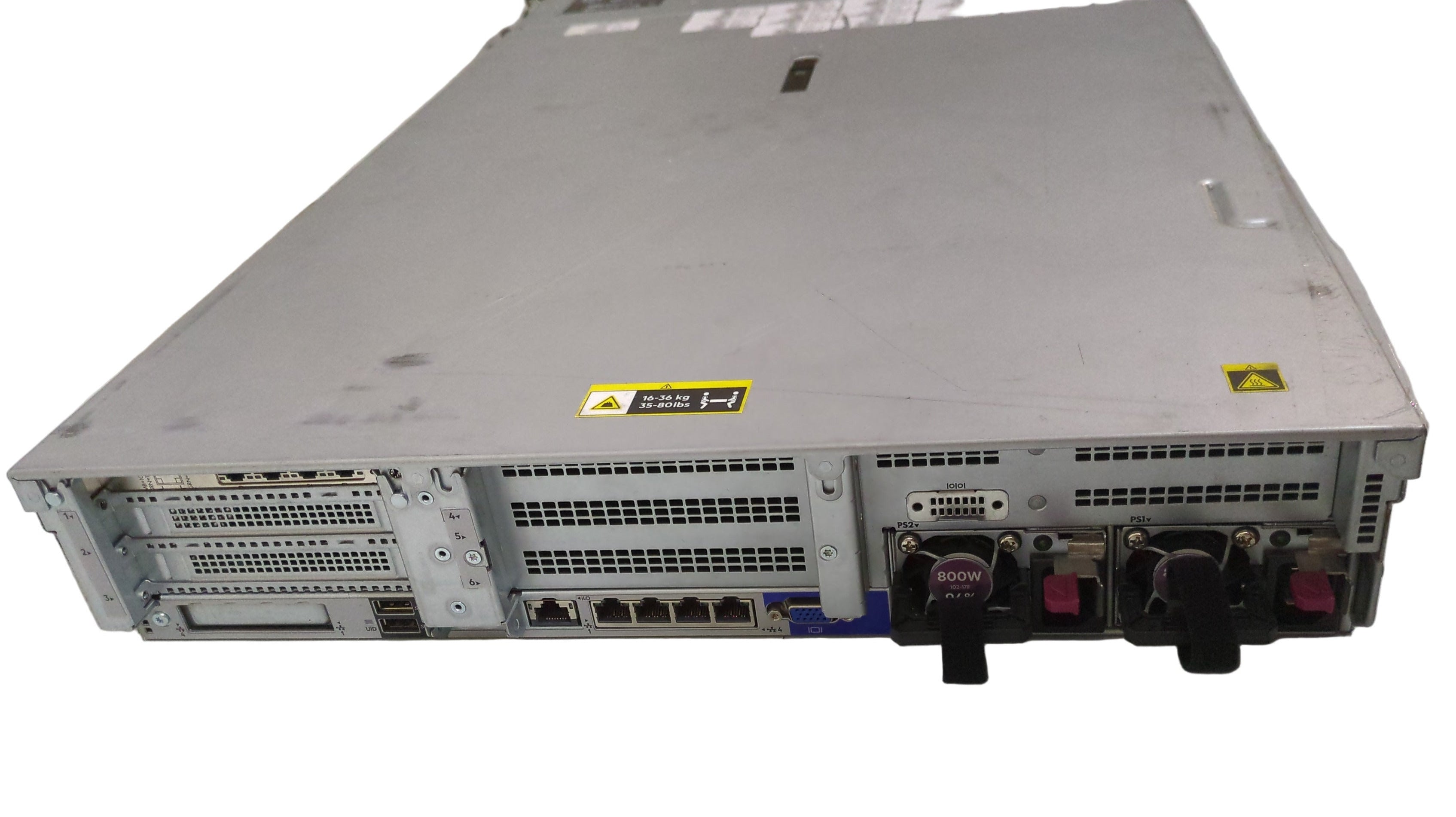 HPE 868703-B21 - DL380 Gen10 Server Rear View | Alo Tech Solutions