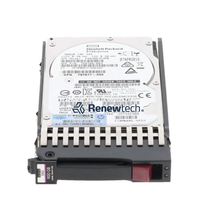 HP 900GB SAS 12G 10K SFF HDD for MSA Storage