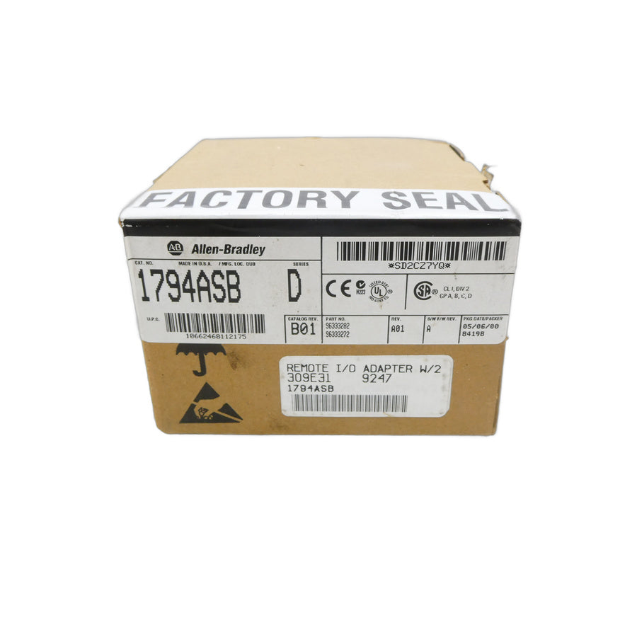 ALLEN BRADLEY 1794-ASB SER. D DATE: 2000 REV. A01 NSFS