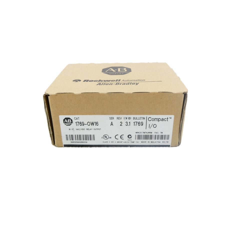 ALLEN BRADLEY 1769-OW16 SER. A F/W 3.1 DATE: 2010 REV. 2 NSFS