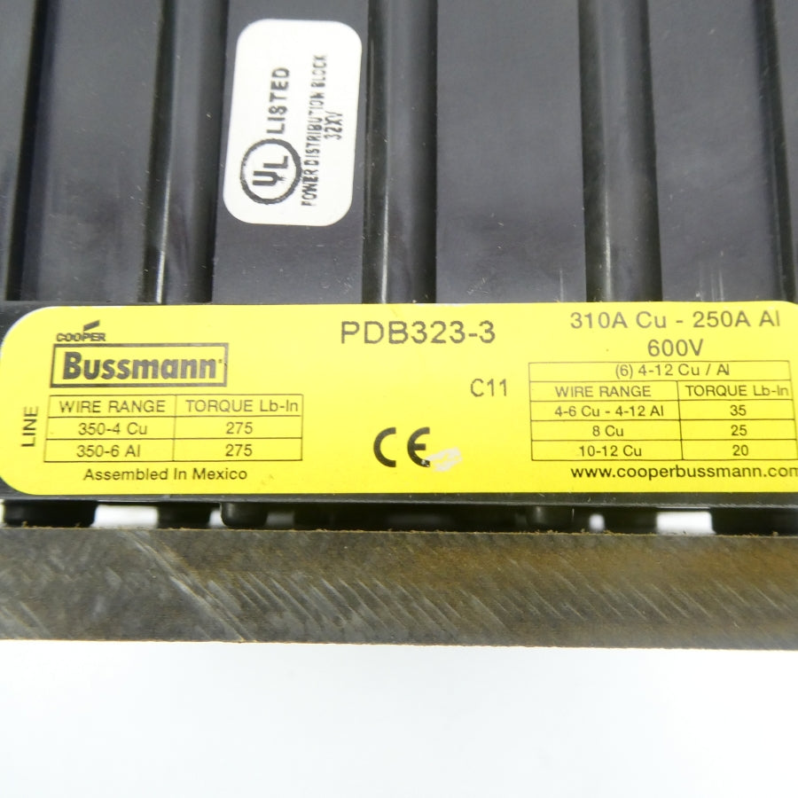 BUSSMANN PDB323-3 600V 250A NSNP