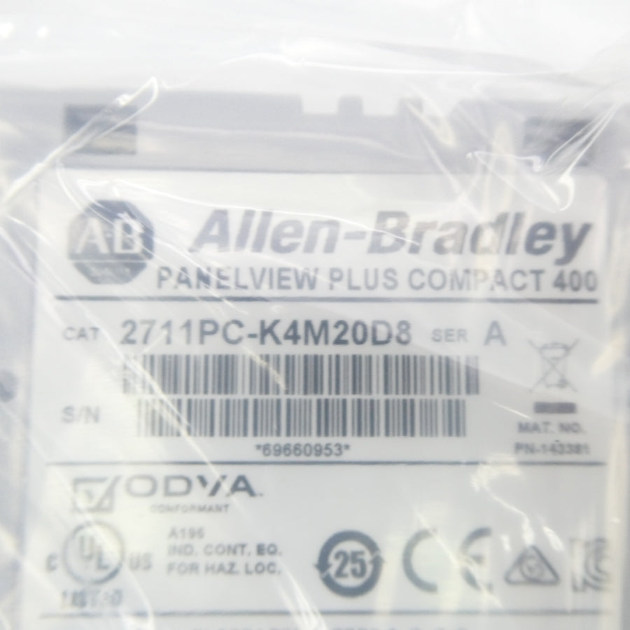 ALLEN BRADLEY 2711PC-K4M20D8 SER. A NSMP