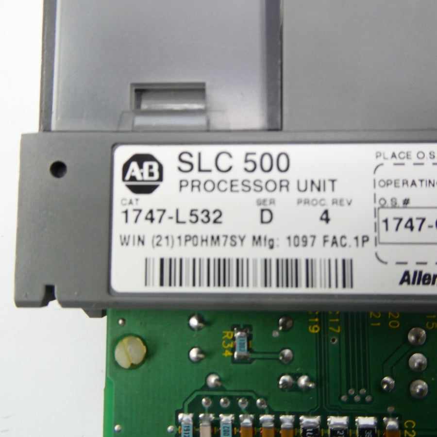 ALLEN BRADLEY 1747-L532 SER. D F/W 10 24VDC REV. 4 (NO DOOR) NSNP