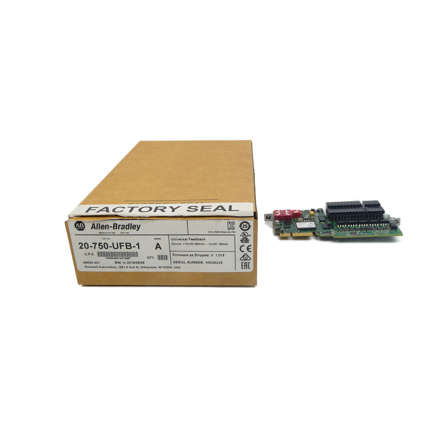 ALLEN BRADLEY 20-750-UFB-1 SER. A F/W V1.015 12VDC NSMP