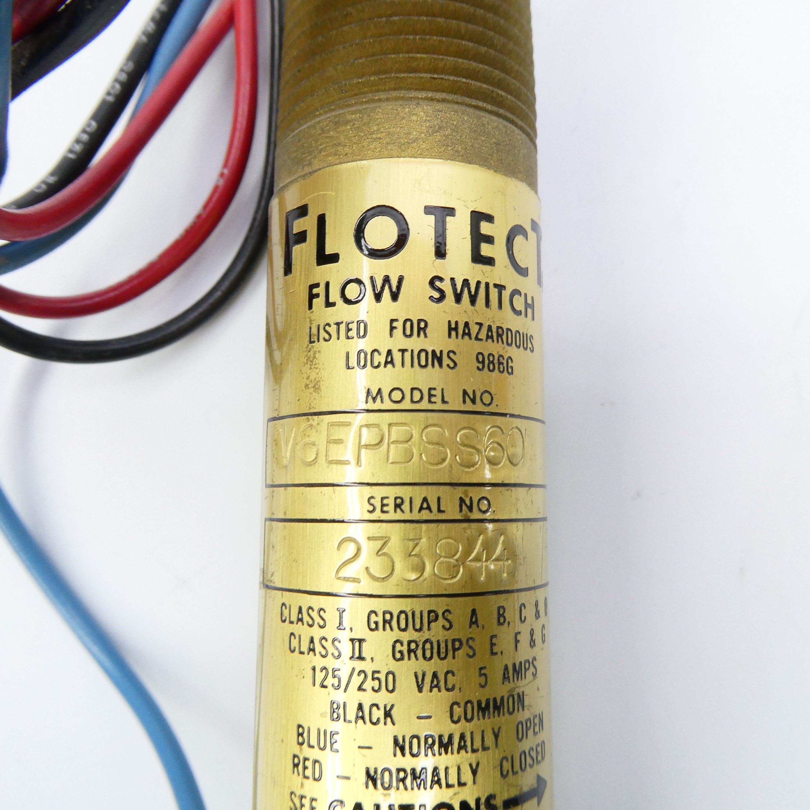 FLOTECH V6EPBSS60 125/250VAC 5A NSNP