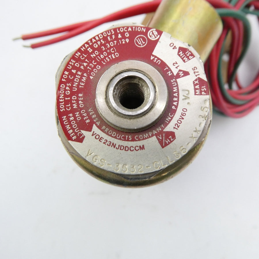 VERSA VGS-3532-CLL36-XX-15 120V 175PSI NSNP
