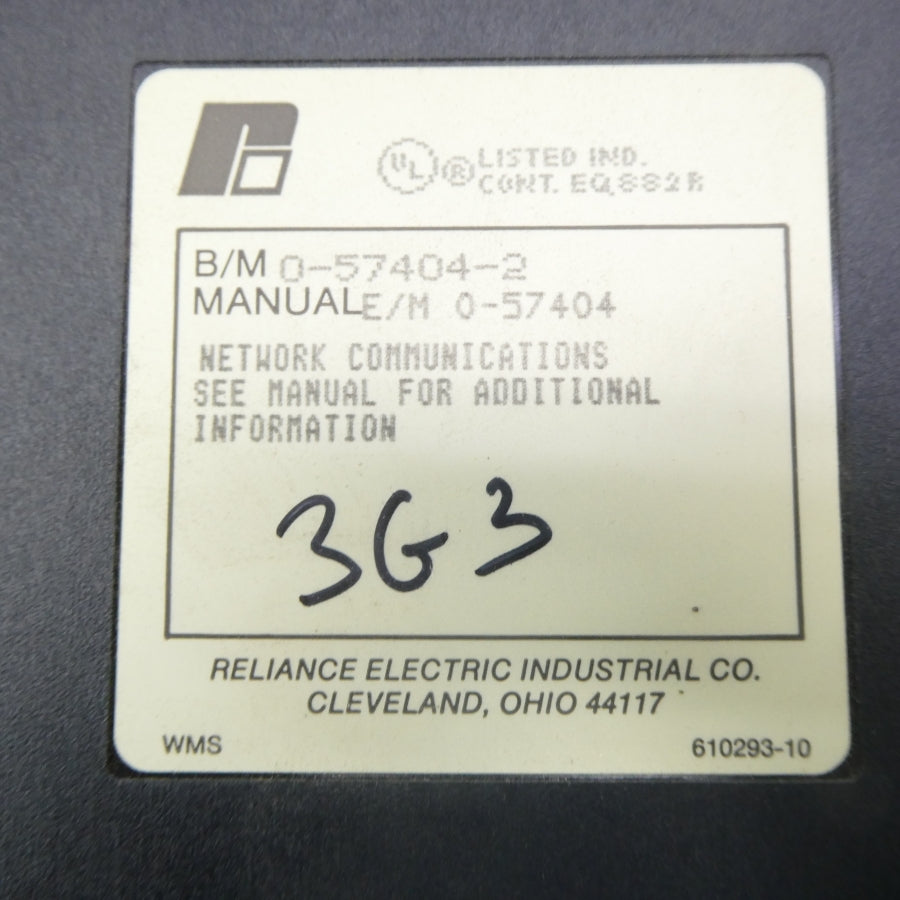 RELIANCE ELECTRIC 0-57404-2 0-57404 UNMP