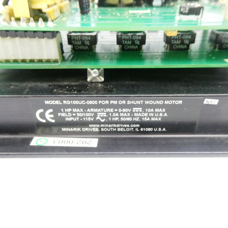 MINARIK DRIVES RG100UC-0600 100V NSNP