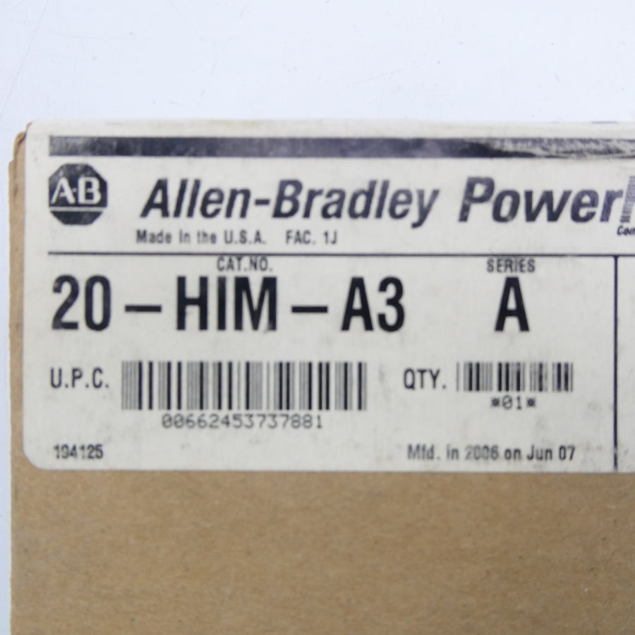 ALLEN BRADLEY 20-HIM-A3 SER. A F/W V3.006 12VDC NSFS