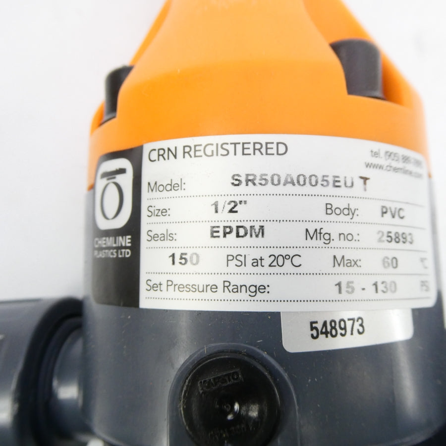 CHEMLINE SR50A005EUT 150PSI 1/2" NSNP