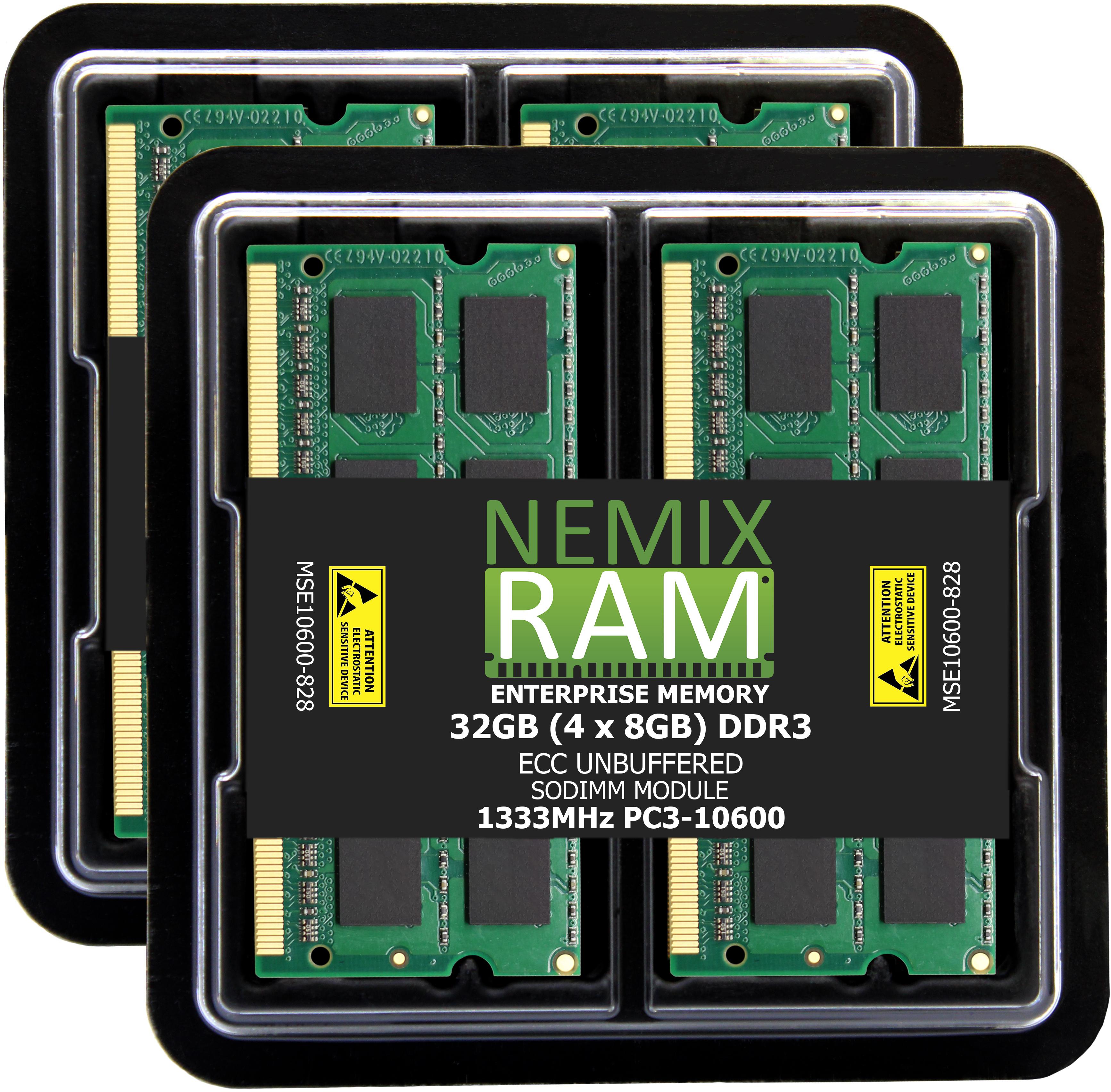 DDR3 1333MHZ PC3-10600 ECC SODIMM 2RX8