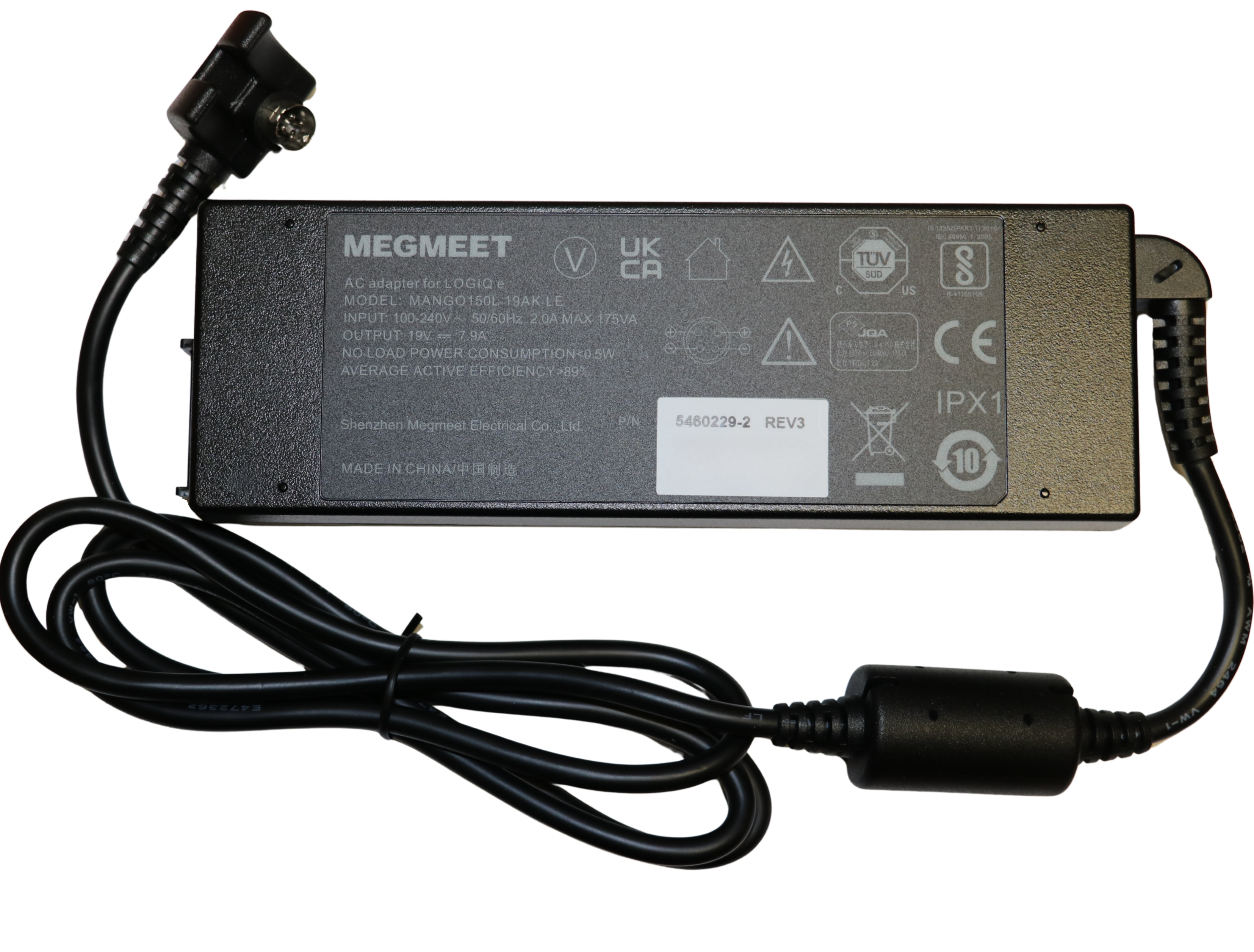 GE Power Adapter for NextGen LOGIQ e Ultrasound System 150W XP, 5460229-S