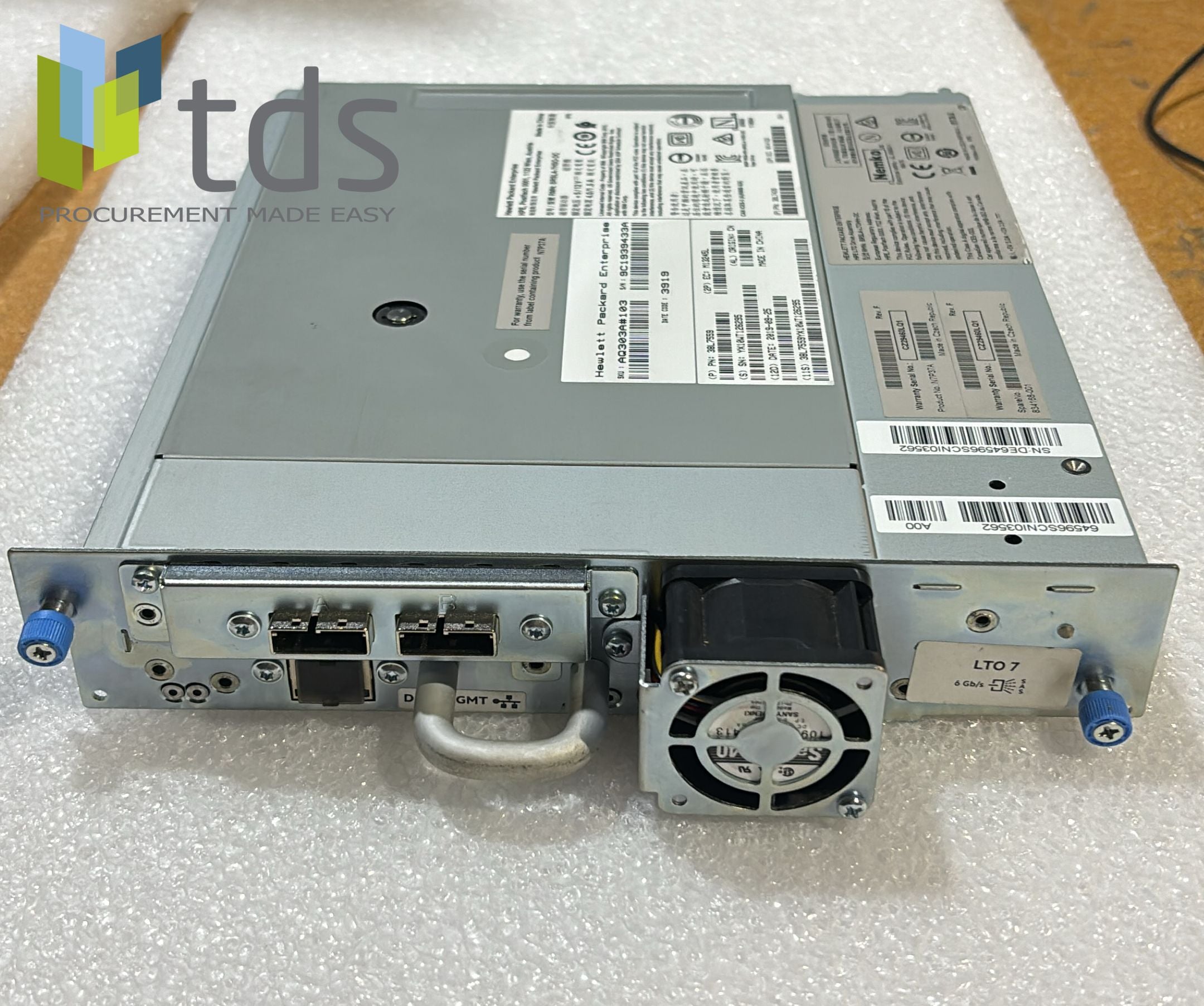 HPE N7P37A StoreEver MSL LTO-7 Ultrium 15000 SAS | Alo Tech Solutions