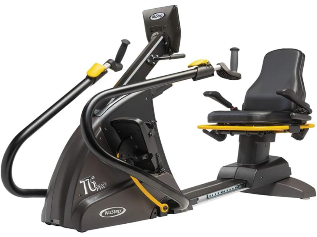 T6 MAX Recumbent Cross Trainer. 600 lbs Capacity. 22"W Seat