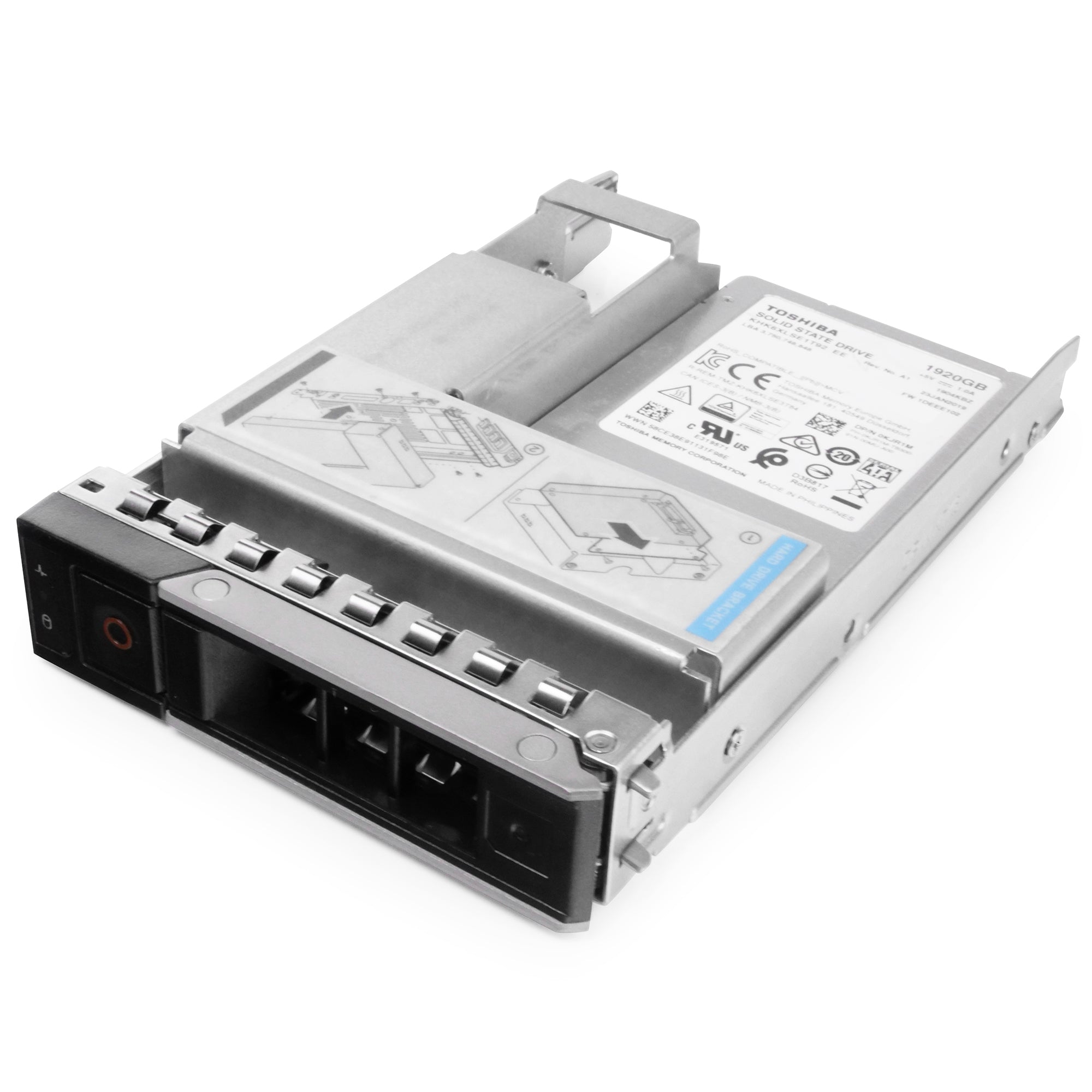 Dell G14 0KJR1M 1.92TB 0.6 DWPD SATA SATA 3D TLC Hybrid 3.5in Refurbished SSD