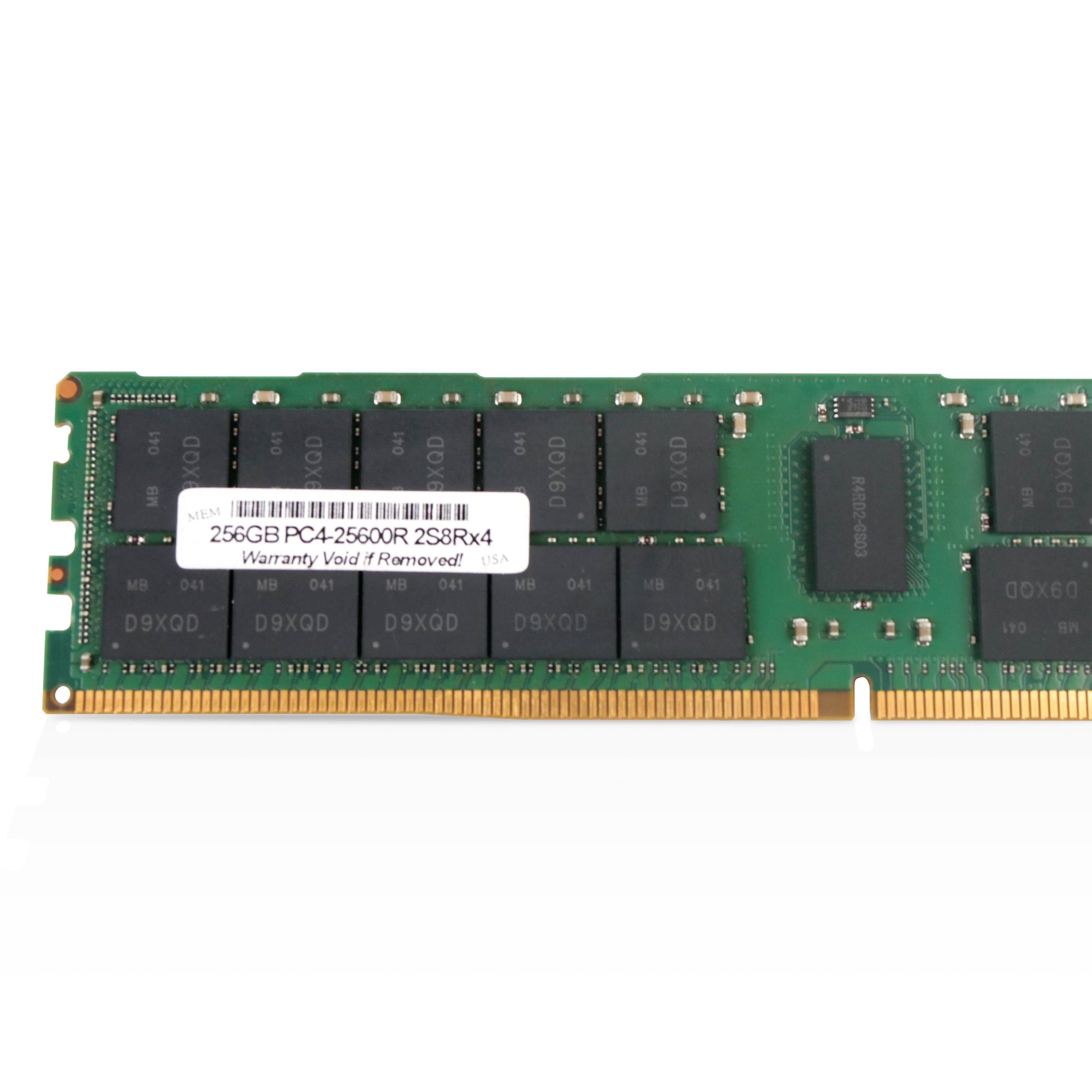256GB DDR4 3200MHz RDIMM ECC Server RAM PC4-25600R Seller Refurbished Memory