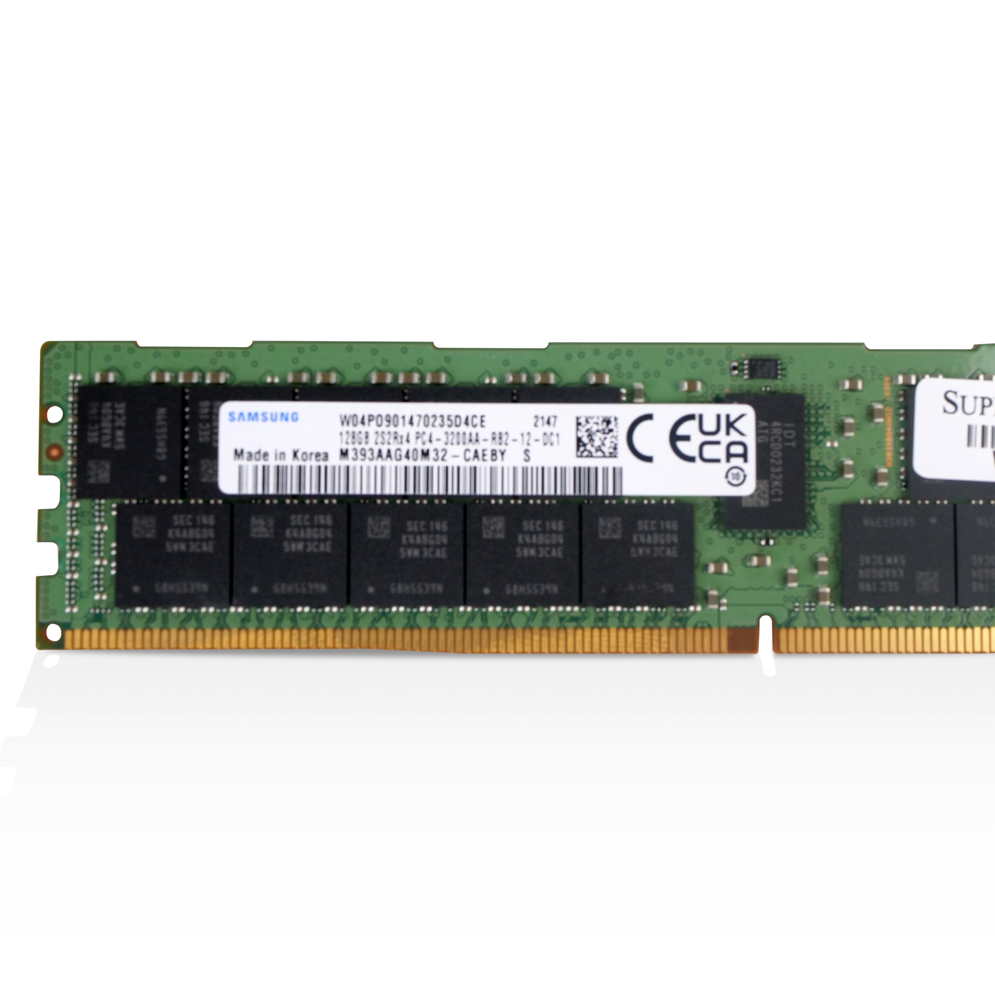 Samsung/SUPERMICRO M393AAG40M32-CAEBY 128GB DDR4 3200MHz RDIMM ECC Server RAM (PC4-25600) Refurbished