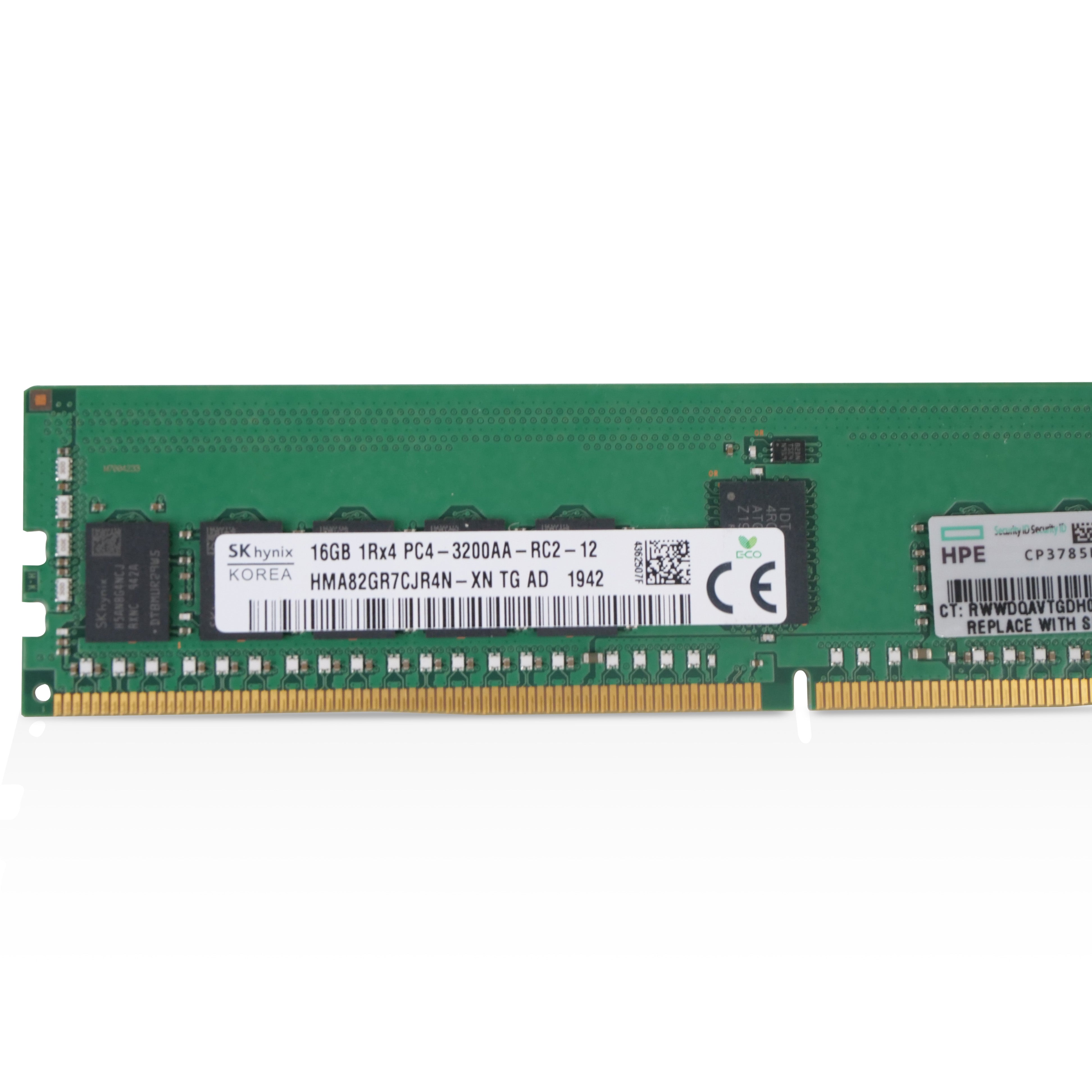 SK Hynix/HPE HMA82GR7CJR4N-XN 16GB DDR4 3200MHz RDIMM ECC Server RAM (PC4-3200AA) Seller Refurbished