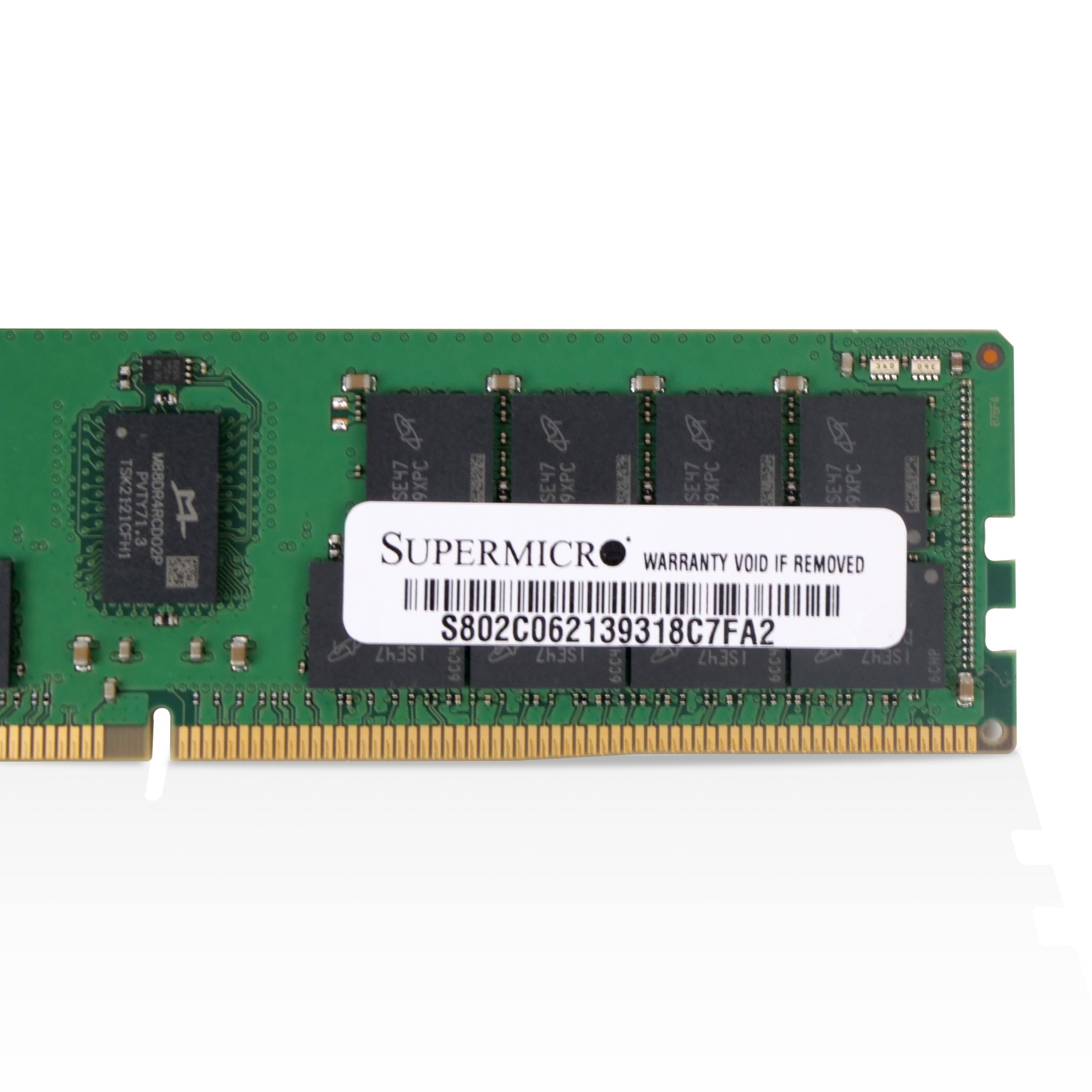 Micron/SUPERMICRO MTA36ASF8G72PZ-3G2 64GB DDR4 3200MHz RDIMM ECC Server RAM (PC4-3200AA) Seller Refurbished