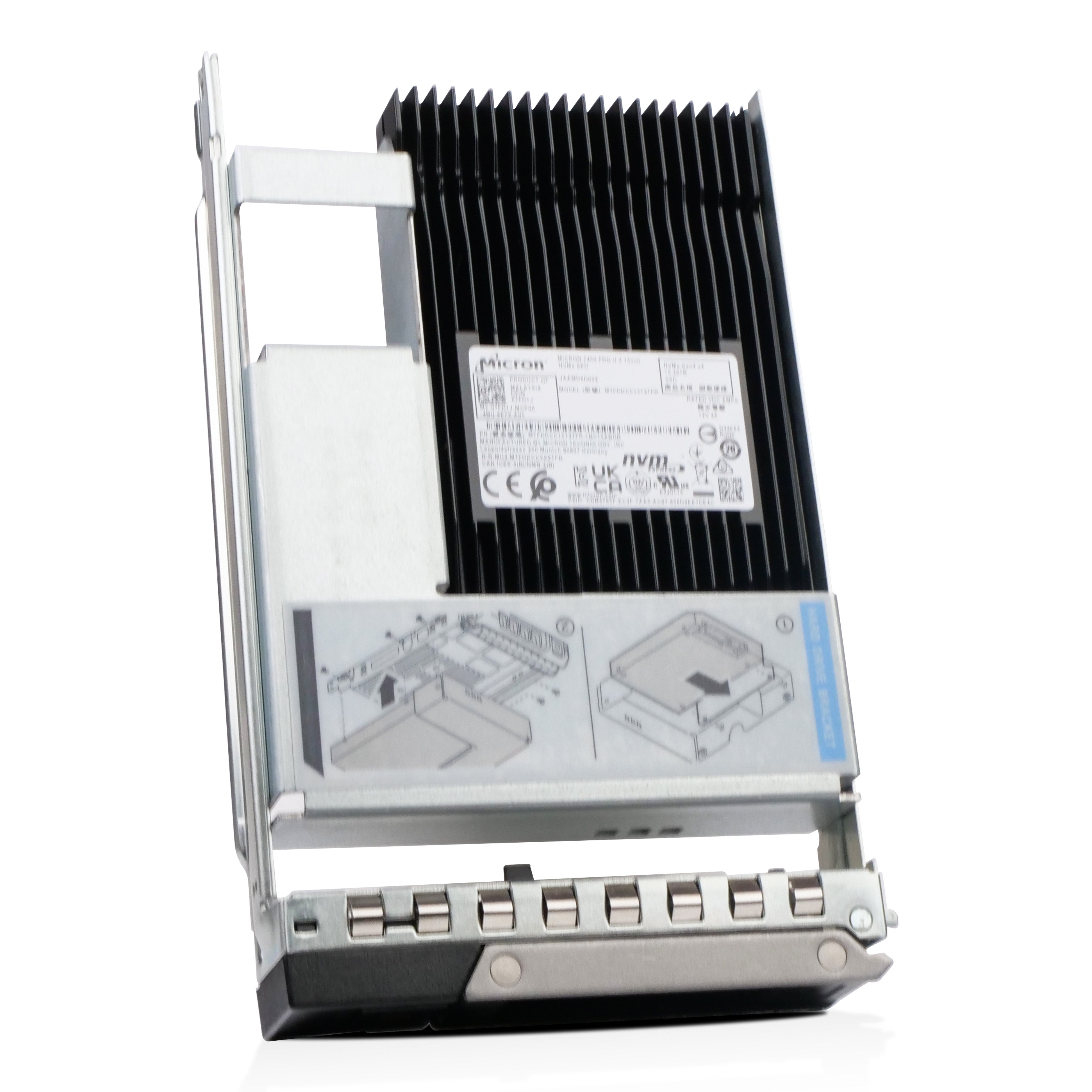 Dell G14 07FD1J 15.36TB 1 DWPD PCIe Gen 4.0 x4 8GB/s Read-Intensive 3D TLC U.3 NVMe Hybrid 3.5in Solid State Drive