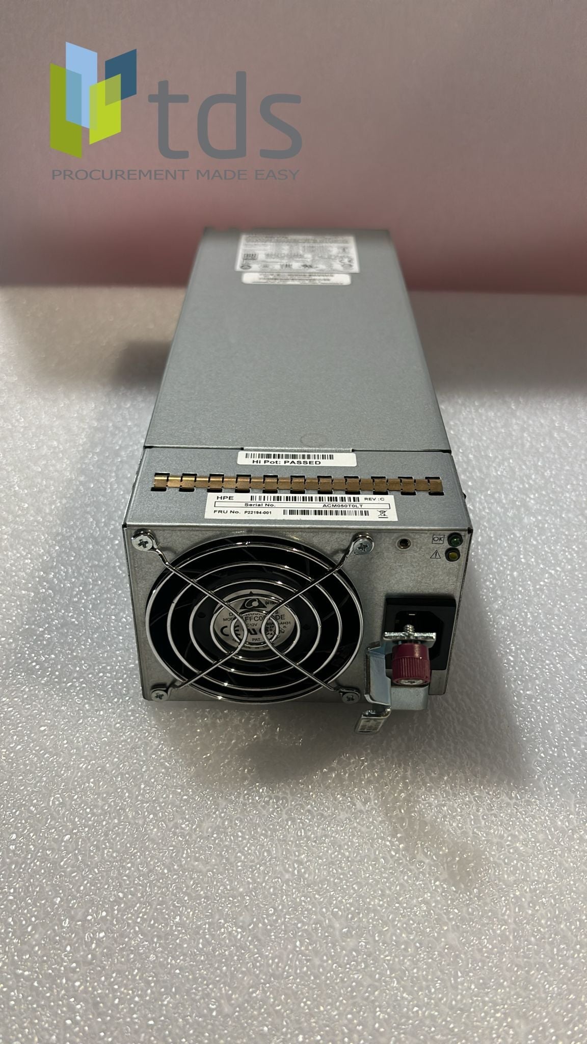 P22194-001 HP MSA 627W Gold Power Supply For MSA1050