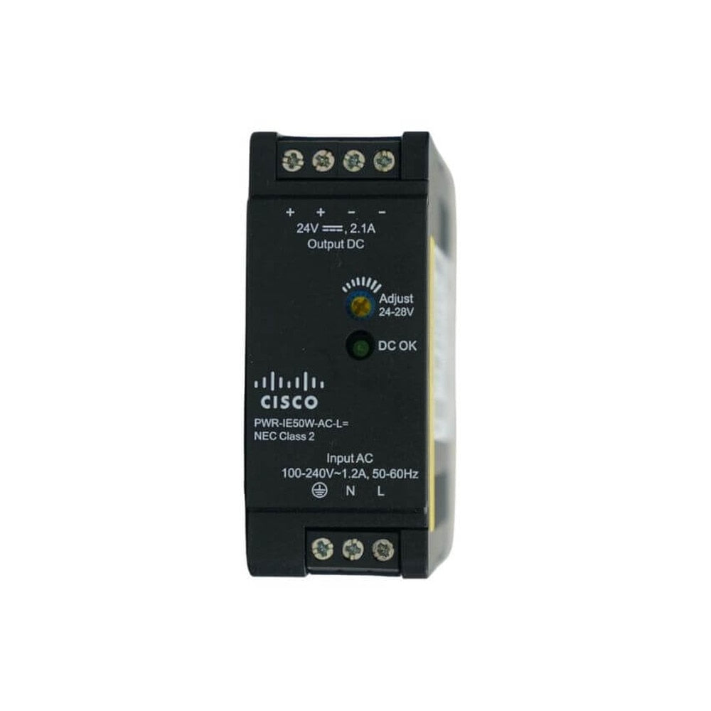 Cisco PWR-IE50W-AC-L Industrial Ethernet 50W AC to DC Power Supply | New