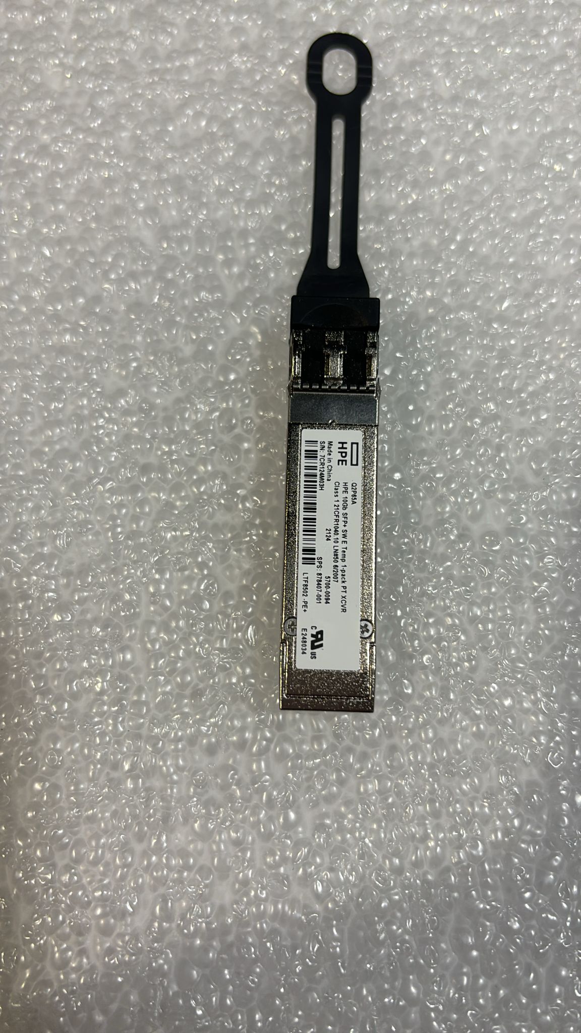 HPE Q2P65A 10Gb SFP+ Short Wave Optical Transceiver | Alo Tech Solutions