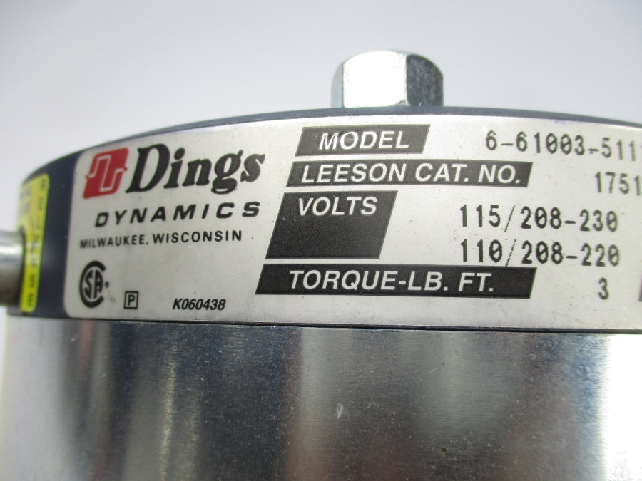 DINGS DYNAMICS 6-61003-511-X1DD 175131.00 115/208-230V REV. A NSNP