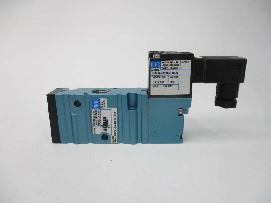 MAC 52A-11-BOA-DM-DFRJ-1KA 12VDC 20-120PSI NSMP