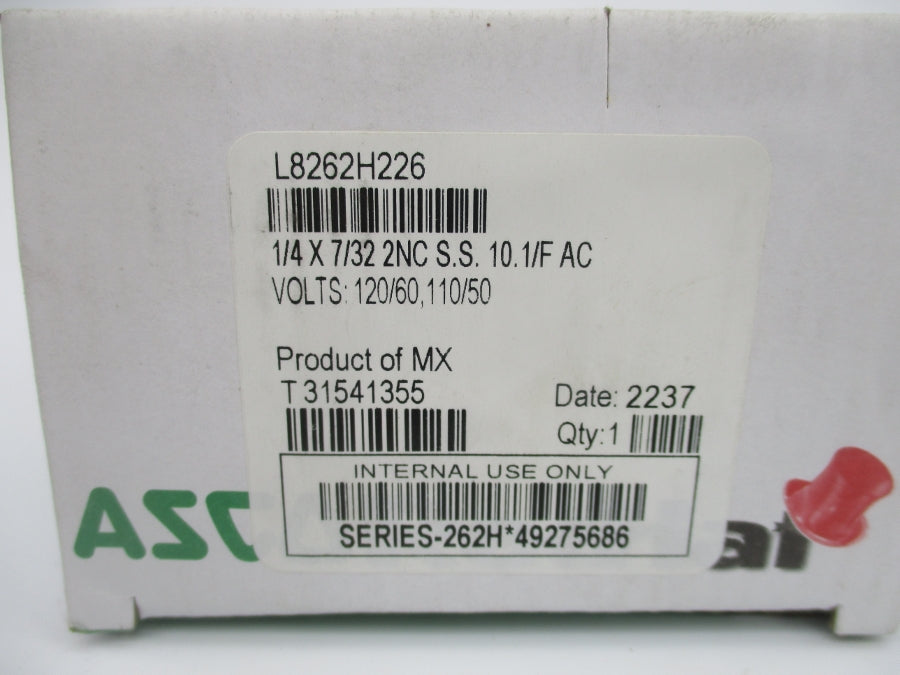ASCO L8262H226 110/120V 100PSI 1/4" NSMP