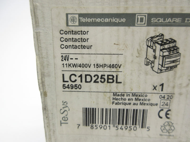 TELEMECANIQUE LC1D25BL 24V NSMP