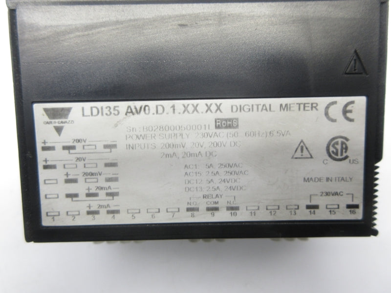 CARLO GAVAZZI LDI35AV0.D.1.XX.XX 230VAC NSNP