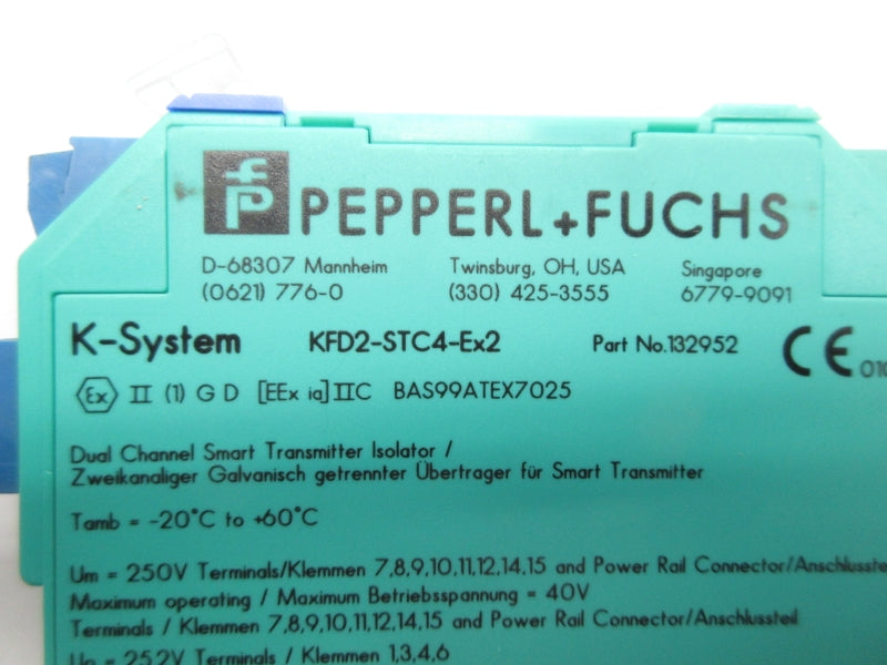 PEPPERL+FUCHS KFD2-STC4-EXE 132952 NSNP