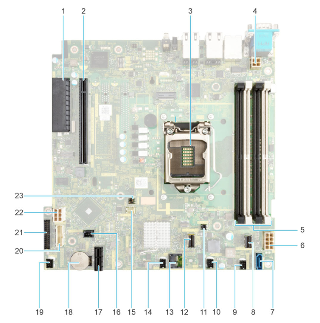 1F7TF — System Board Motherboard | Dell PowerEdge R350