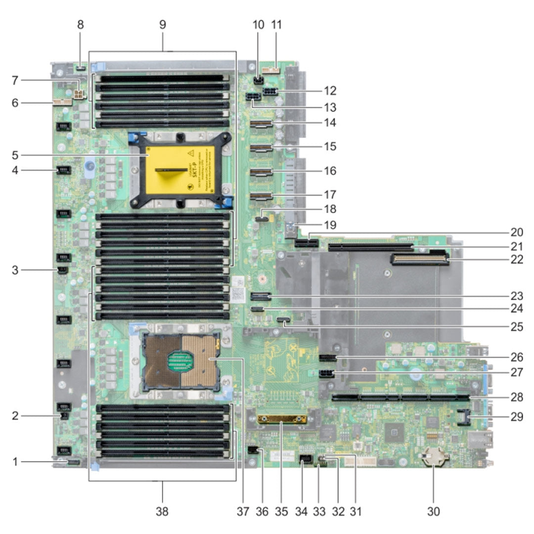 8HT8T — System Board Motherboard | Dell PowerEdge R640