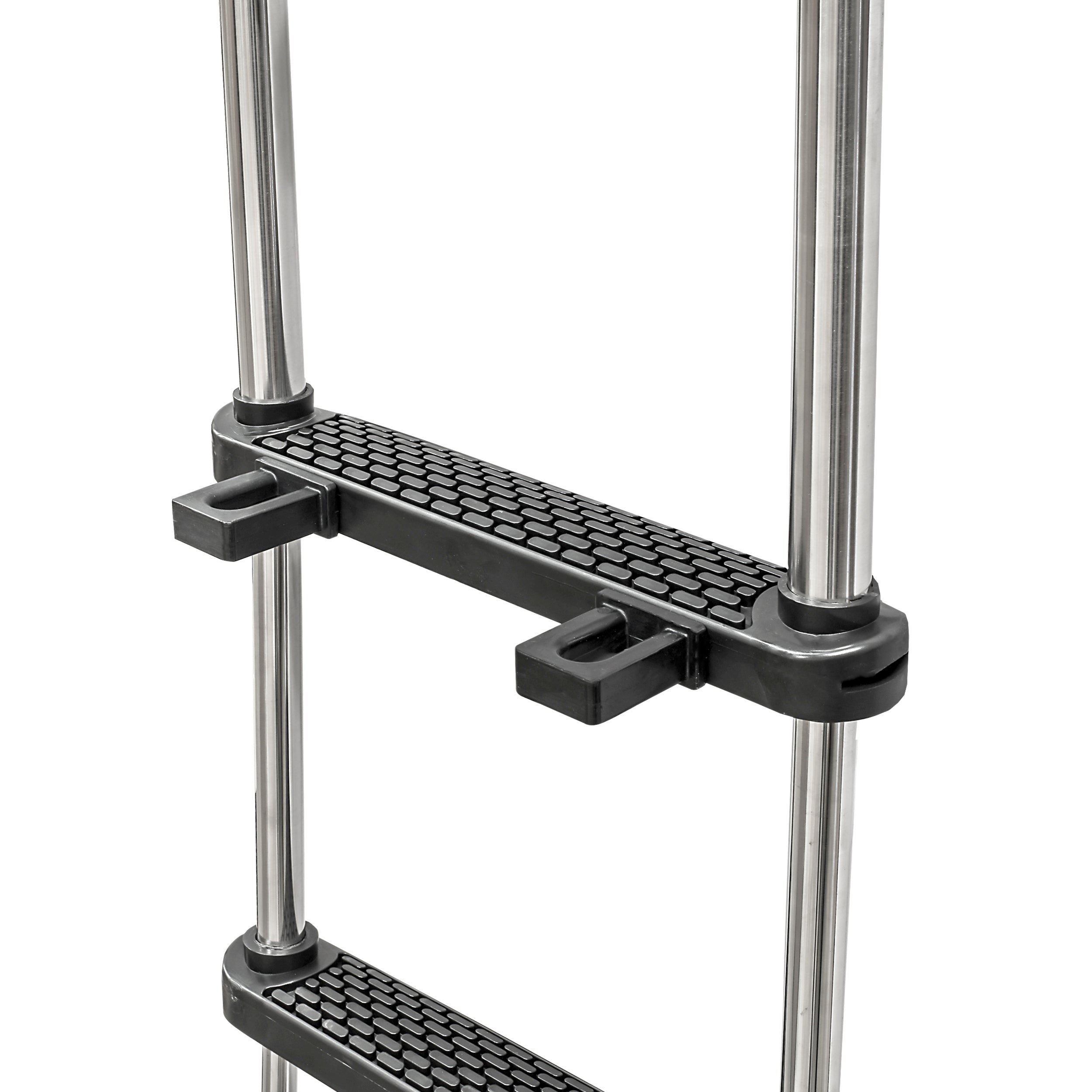 Whitecap S-1862 Stainless Steel Removable Telescoping Pontoon Ladder - 4 Step