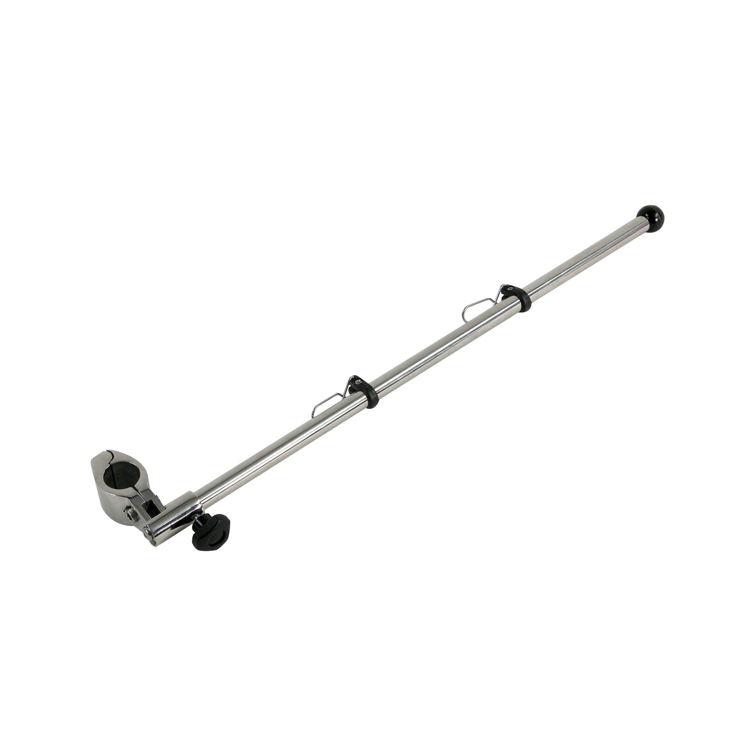 Whitecap S-7002 White Side Mount Rod Holder With Stainless Steel Straps