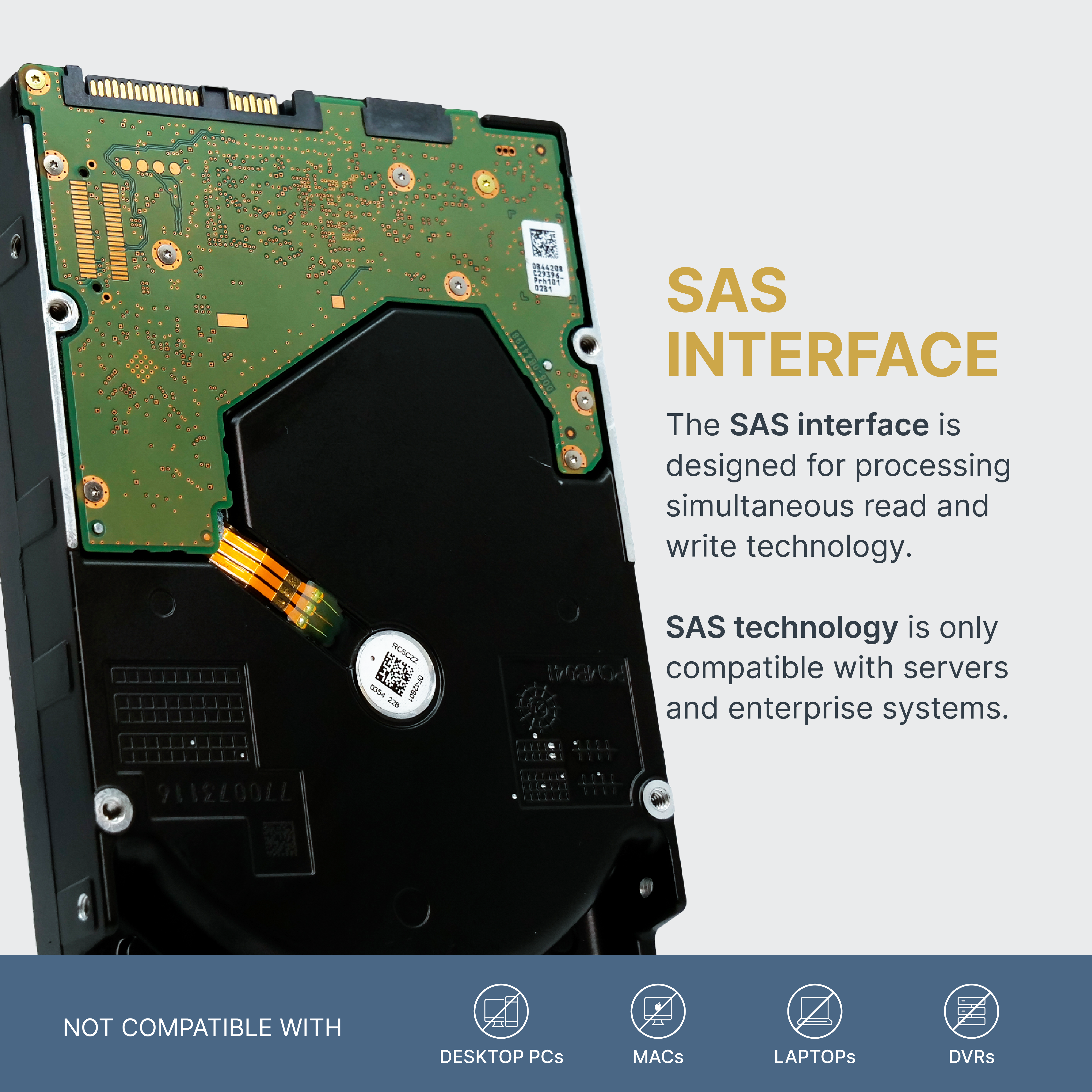 Seagate/Lenovo Exos X18 ST16000NM004J SHD7A84367 16TB 7.2K RPM SAS 12Gb/s 512e 3.5in Refurbished HDD